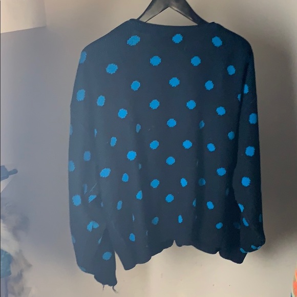 Vintage Polka dot cardigan sweater - Picture 4 of 4